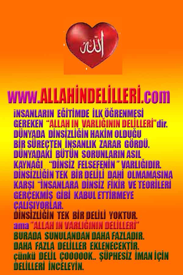 ALLAH ın delilleri,ALLAH, #ALLAH, allah-delilleri, allahin-delilleri, allahin delilleri, allah in varlığının delilleri,